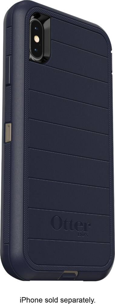 defender series pro case for apple iphone xs max - blue defender series pro case for apple iphone xs max - blue