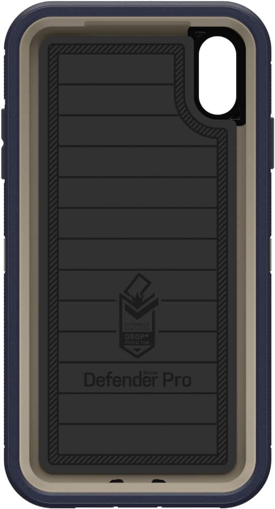 defender series pro case for apple iphone xs max - blue defender series pro case for apple iphone xs max - blue