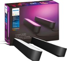 Philips - Hue Play White & Color Ambiance Smart LED Bar Light (2-Pack) - Multicolor - Front_Zoom