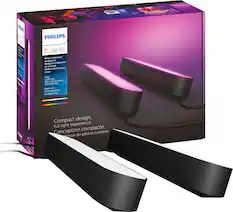 Front. Philips - Hue Play Smart LED Bar Light (2-Pack) - White and Color Ambiance.