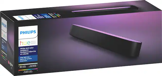 Front. Philips - Hue Play Smart LED Bar Light Extension - White and Color Ambiance.