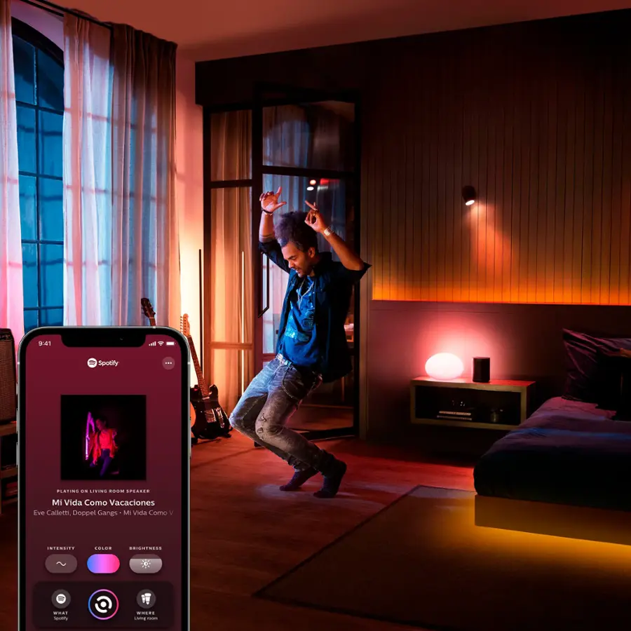 Alt View 19. Philips - Hue Play White & Color Ambiance Smart LED Bar Light - Multicolor.