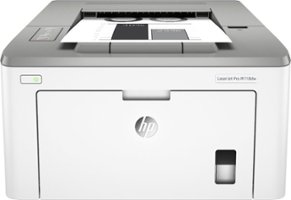 HP - LaserJet Pro M118DW Wireless Black-and-White Laser Printer - Off-White And Gray - Front_Zoom