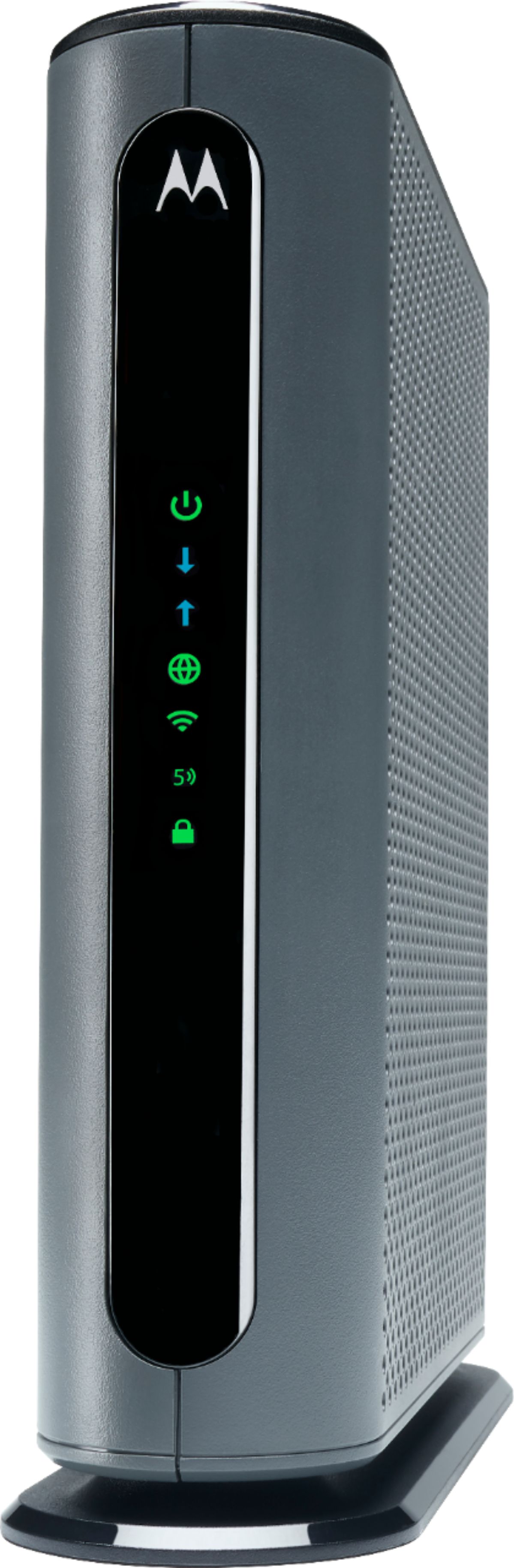 Image of Motorola - MG7700 24x8 DOCSIS 3.0 Cable Modem + AC1900 Router - Black