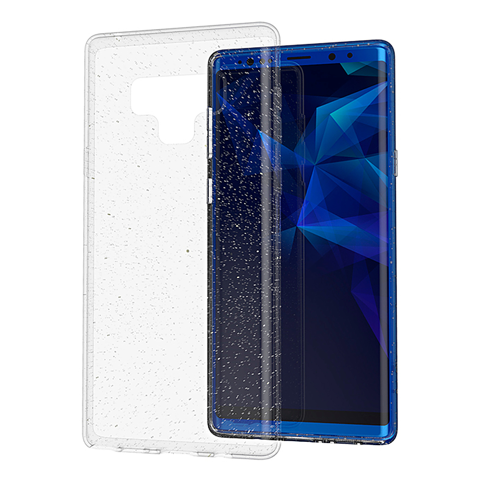 Angle View: ArtsCase - Air Impact Pearl External Battery Case for Samsung Galaxy Note9 - Pearl/Clear