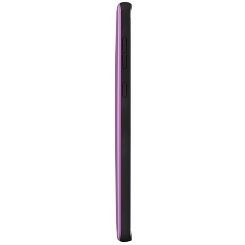 Left View: ArtsCase - StrongFit Case for Samsung Galaxy Note9 - Black/Lavender Purple