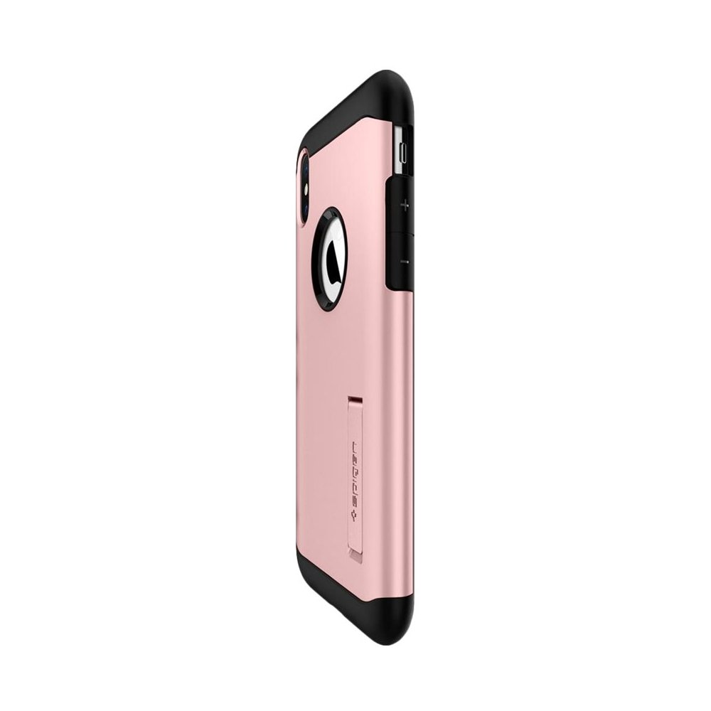 slim armor case for apple iphone xs max - rose gold
