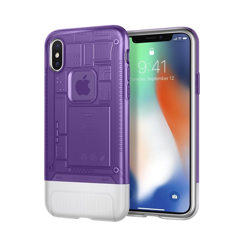 classic c1 case for apple iphone x and xs - grape