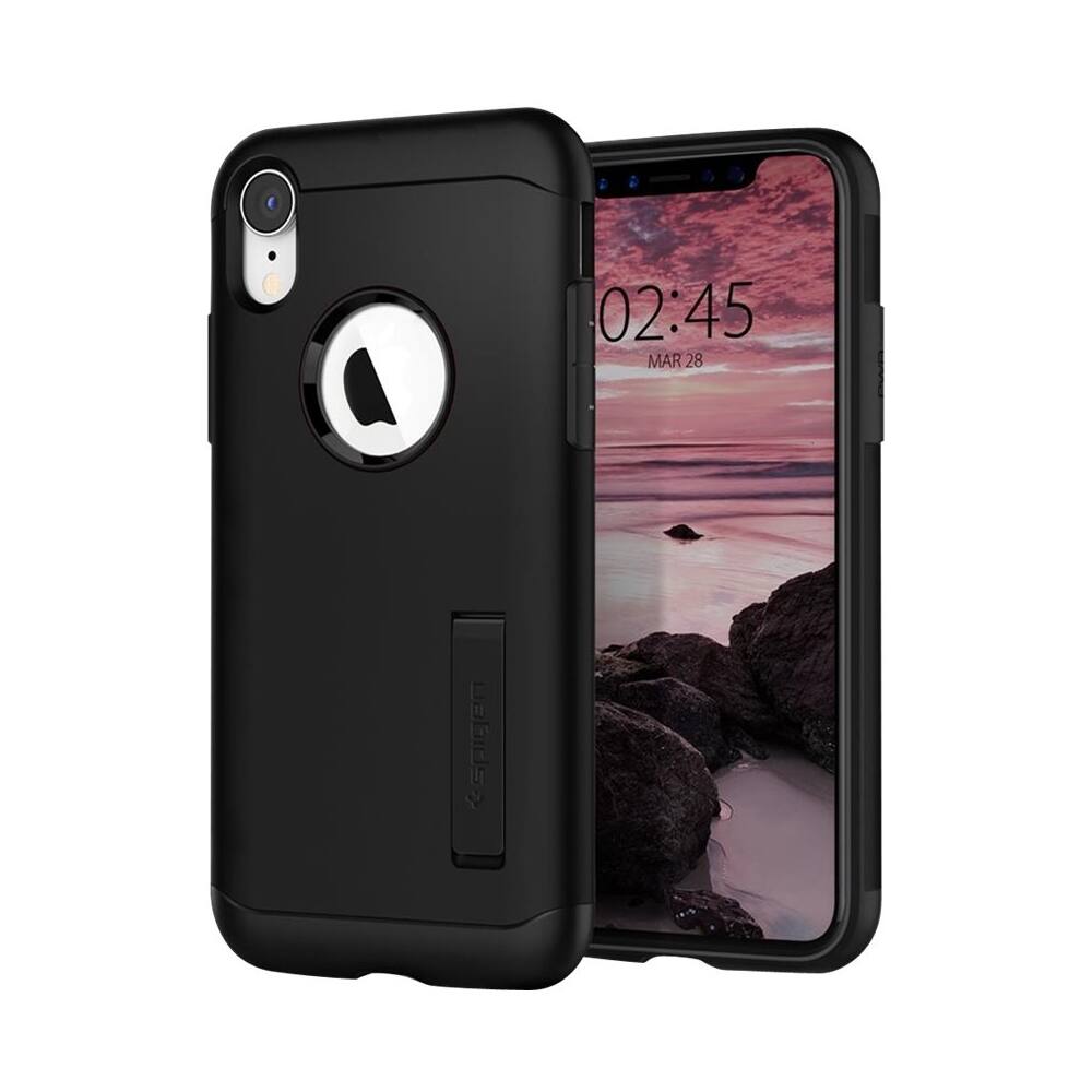 slim armor case for apple iphone xr - black slim armor case for apple iphone xr - black