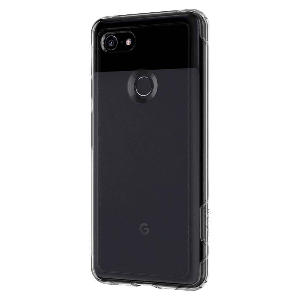 Front. Spigen - Slim Armor Crystal Case for Google Pixel 3 XL - Crystal Clear.