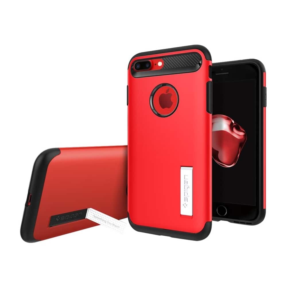 slim armor case for apple iphone 7 plus and 8 plus - crimson red slim armor case for apple iphone 7 plus and 8 plus - crimson red