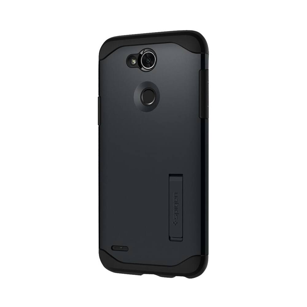 Alt View 11. Spigen - Slim Armor Case for LG X power 3 - Metal Slate.