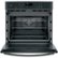Alt View 11. GE - Profile 30" Built-In Single Electric Convection Wall Oven - Black Slate.