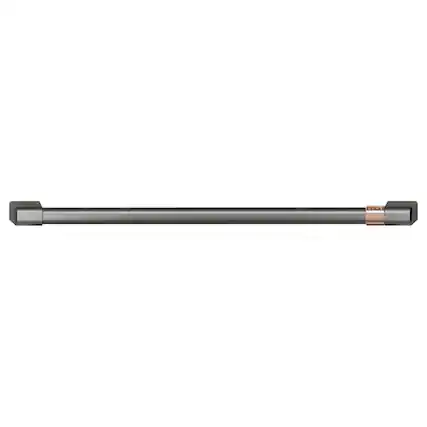 Front. Café - Handle for Wall Ovens - Brushed Black.