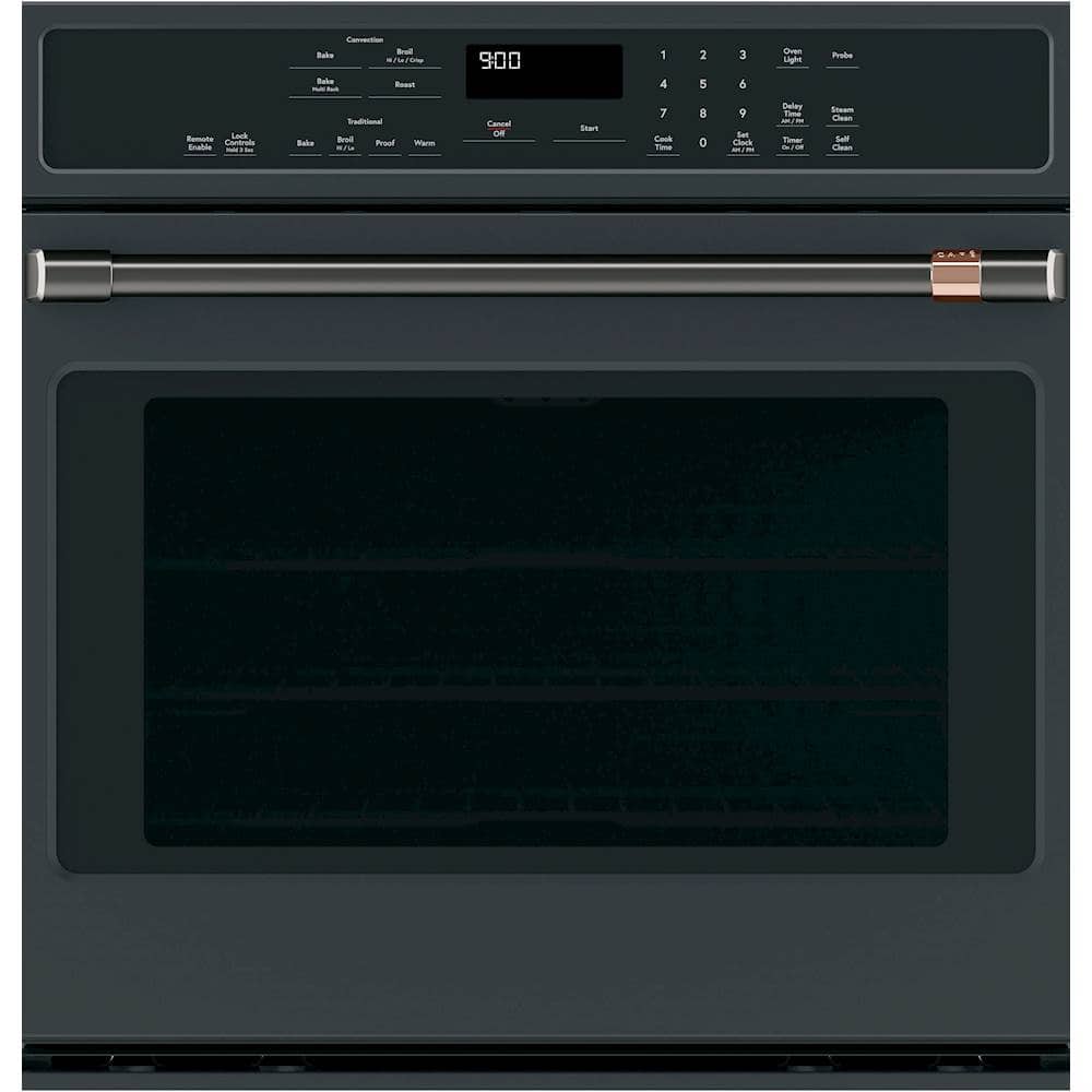 Alt View 11. Café - Handle for Wall Ovens - Brushed Black.