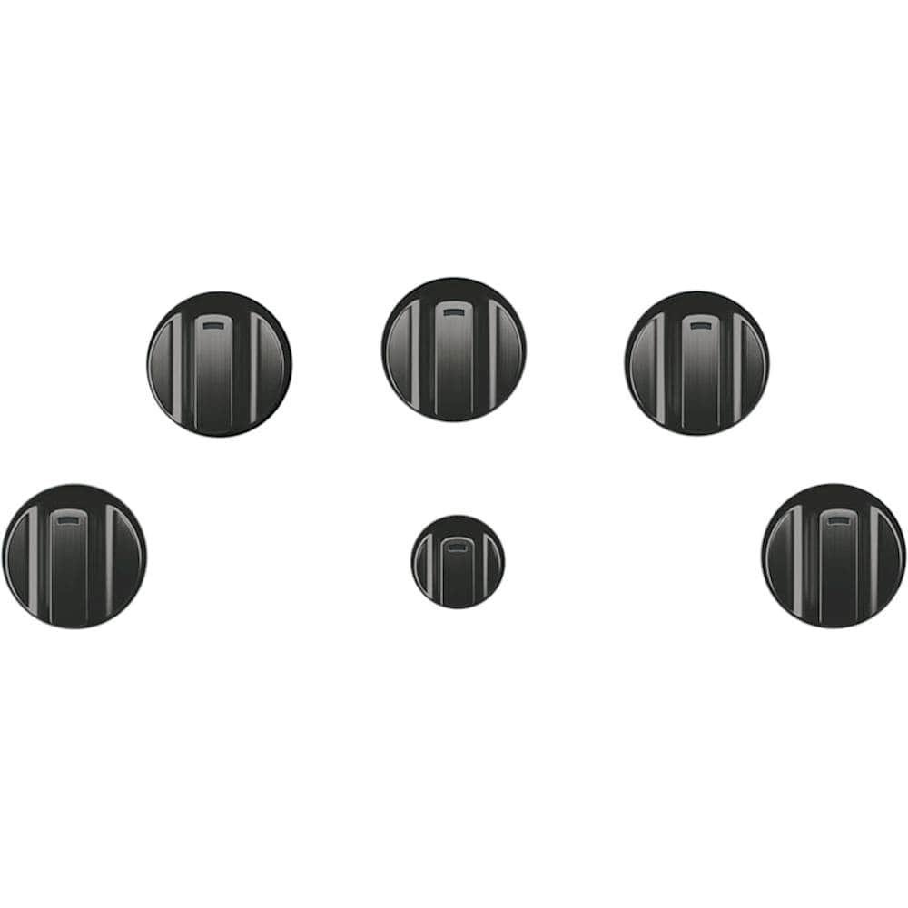 Café - Control Knob for Electric Cooktops - Brushed Black - Front_Zoom