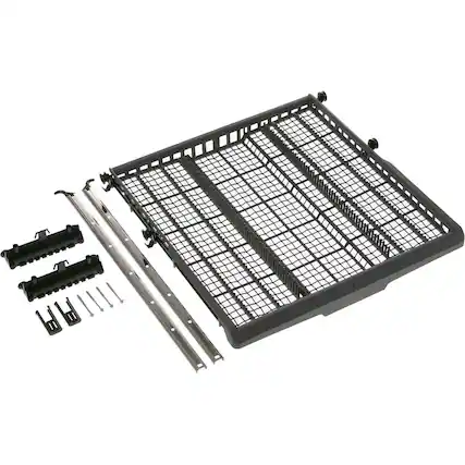 Angle. GE - Third Rack Accessory Kit - Black.