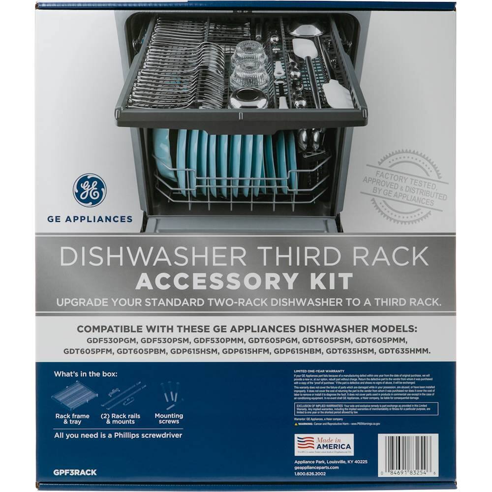 Alt View 13. GE - Third Rack Accessory Kit - Black.