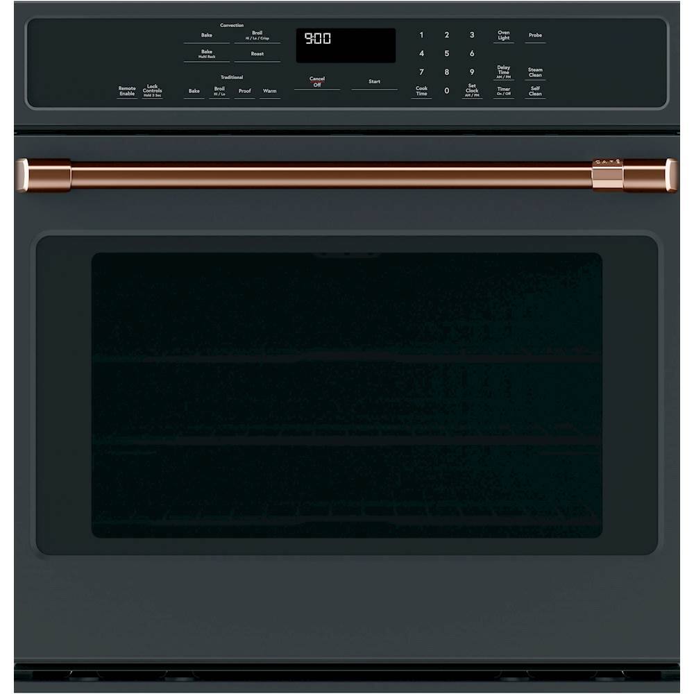 Alt View 11. Café - Handle for Wall Ovens - Brushed Copper.