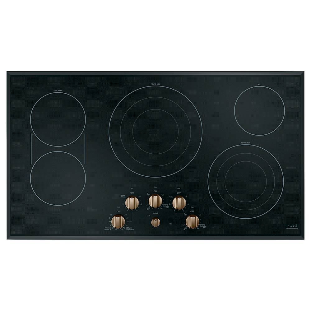 Alt View 13. Café - Control Knob for Electric Cooktops - Brushed Bronze.