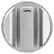 Alt View 11. Café - Control Knob for Electric Cooktops - Brushed Stainless Steel.