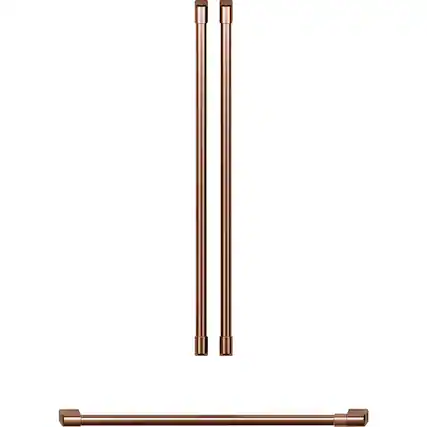 Front. Café - Handle Kit for CWE23SP3MD1 and CWE23SP4MW2 - Brushed Copper.
