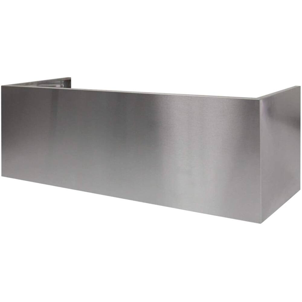 Front. Signature Kitchen Suite - Duct Cover for Pro-Style SKSPH3602S - Silver.