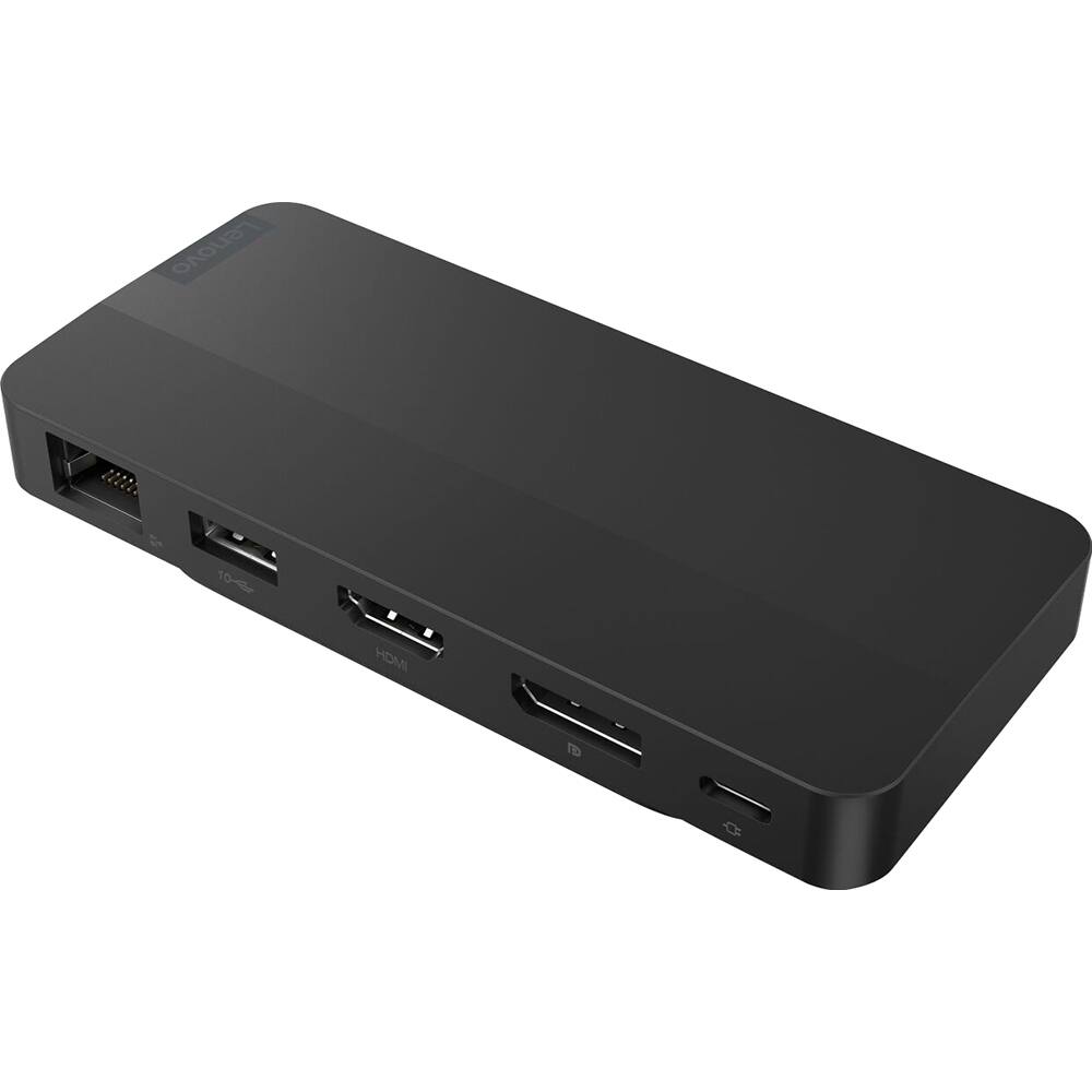 Lenovo USB C Dual Display Travel Dock with Adapter