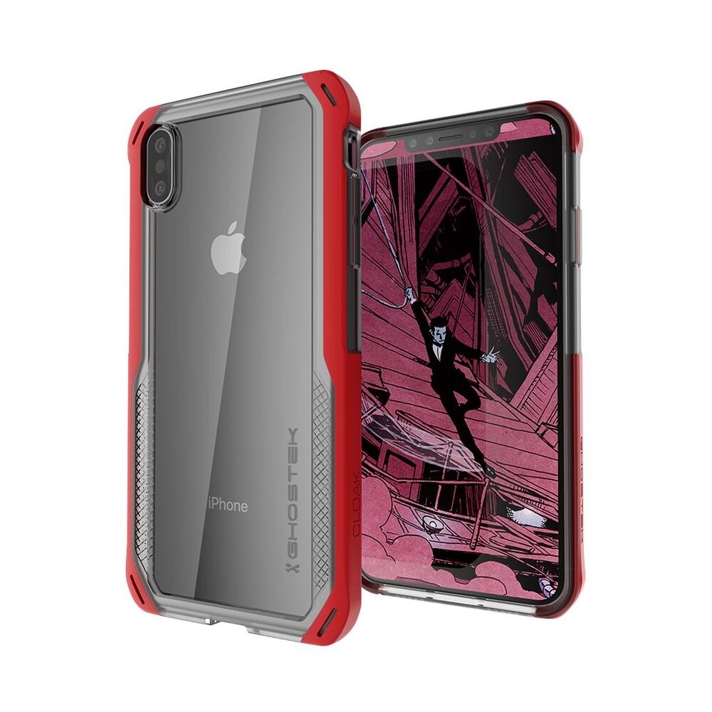 cloak 4 case for apple iphone xs max - red