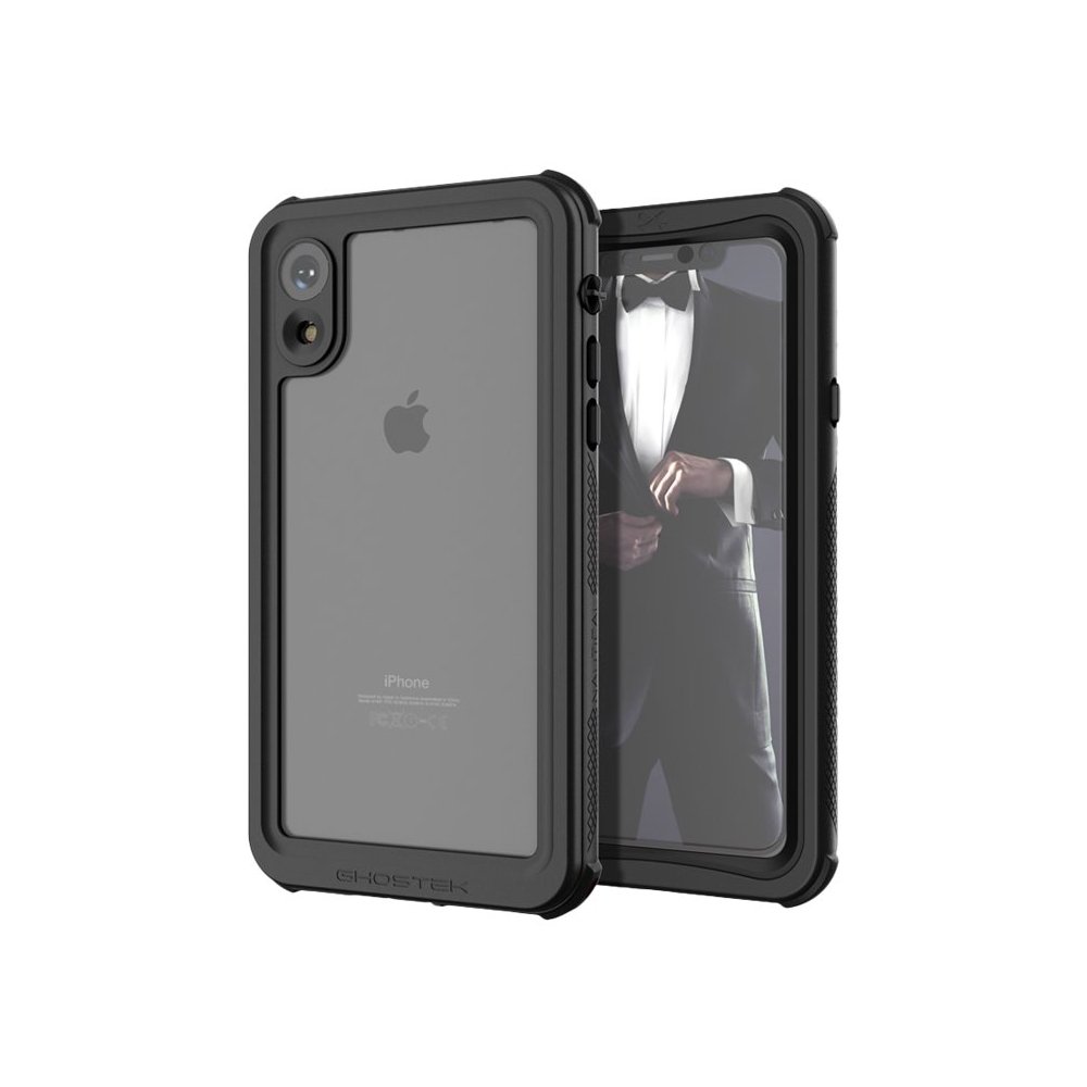 nautical 2 protective water-resistant case for apple iphone xr - black