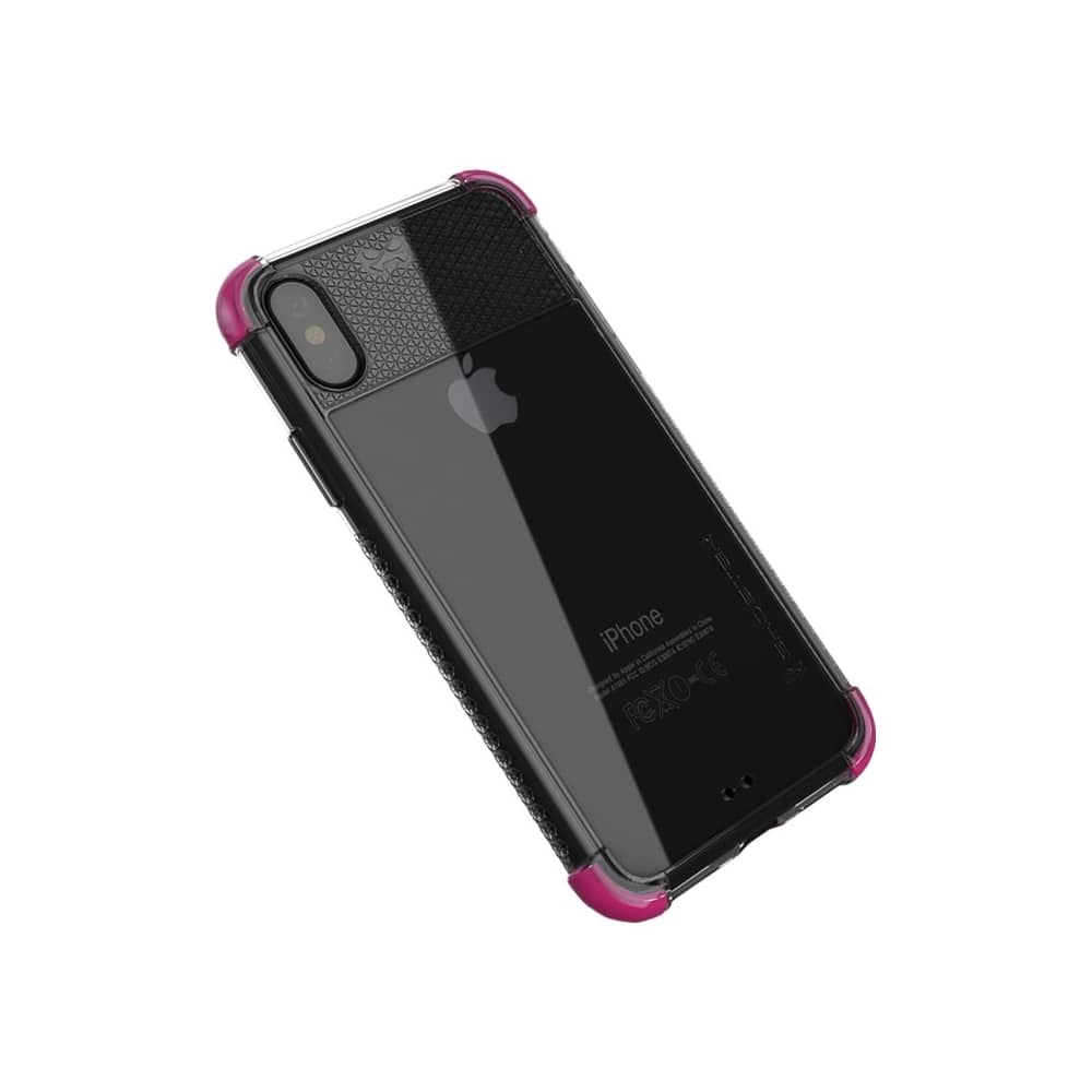 covert2 case for apple iphone xr - pink/crystal clear covert2 case for apple iphone xr - pink/crystal clear