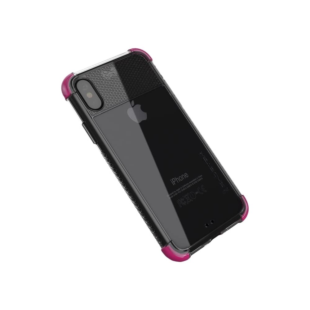 covert2 case for apple iphone xr - pink/crystal clear