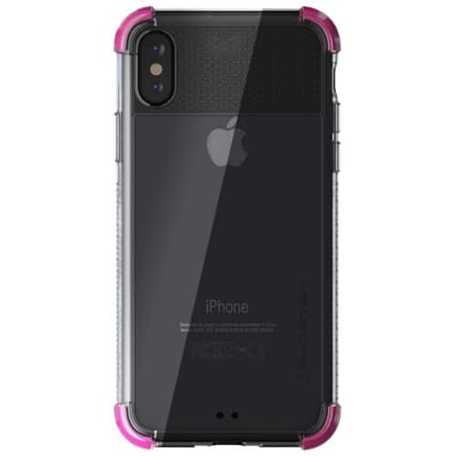 covert2 case for apple iphone xr - pink/crystal clear