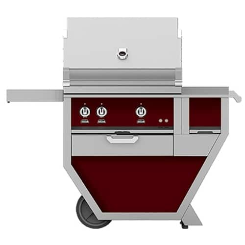 Angle View: Hestan - Deluxe Gas Grill - Tin Roof