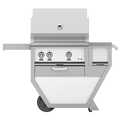 Angle View: Hestan - Deluxe Gas Grill - Froth