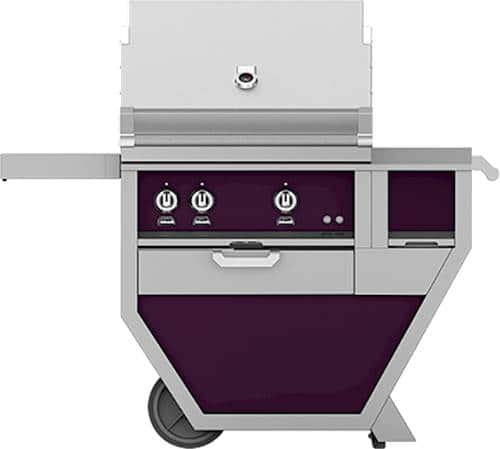 Angle View: Hestan - Deluxe Gas Grill - Lush