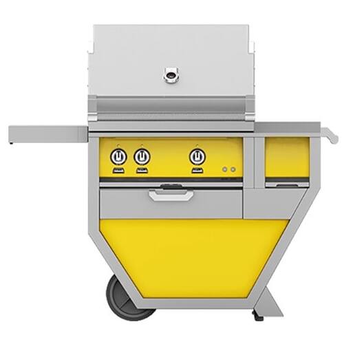 Angle View: Hestan - Deluxe Gas Grill - Sol