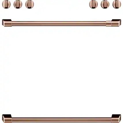 Front. Café - Accessory Kit for Ranges - Brushed Copper.