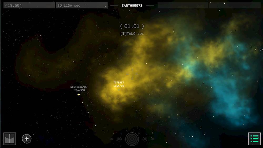 The largest text in the image reads "LISA-10." The following text is cleaned up as follows:

(13.05) 13 05 [O] LISA sec EARTH#9978 (01.01) [T] TIFERET LISA-568 LISA-10