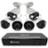 Front. Swann - 8-Channel, 6-Camera Indoor/Outdoor Wired 5MP 2TB NVR Surveillance System.