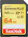 Front. SanDisk - Extreme PLUS 64GB SDXC UHS-I Memory Card - Gold.