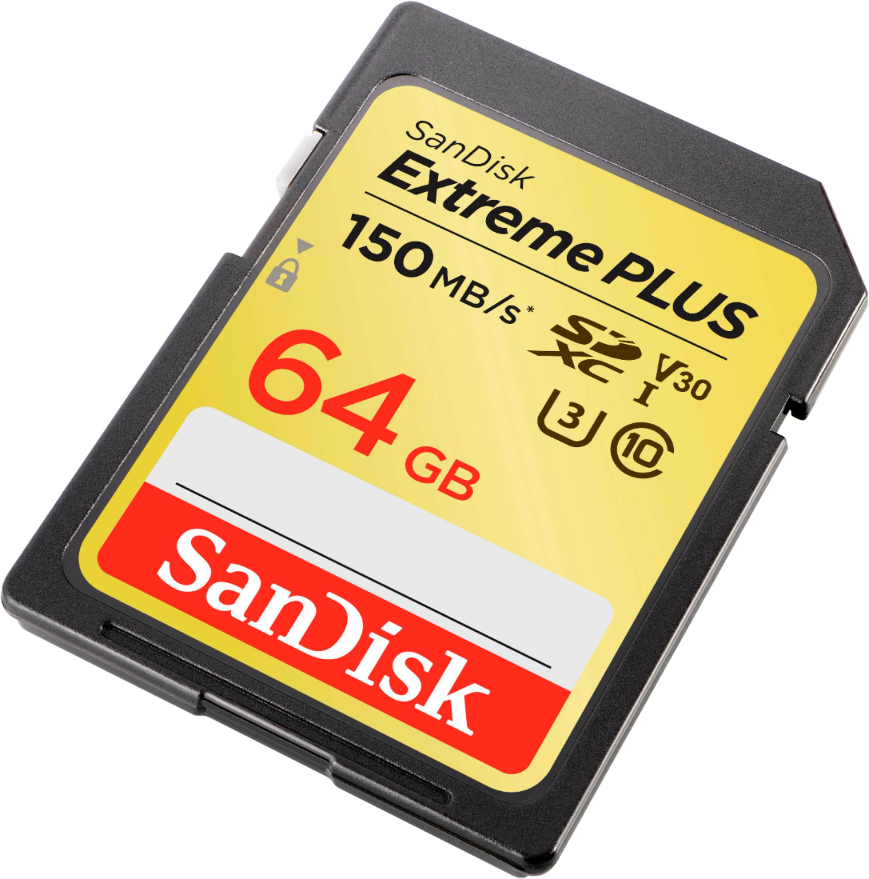 Best antique Puzzled SanDisk Extreme PLUS 64GB SDXC UHS-I Memory Card SDSDXW6-064G-ANCIN - Best  Buy