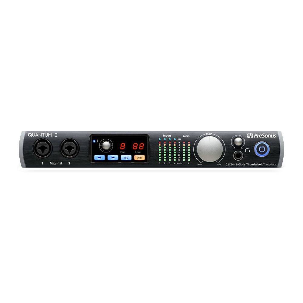 Best Buy PreSonus Quantum 2 Thunderbolt™ Audio Interface Black QUANTUM2
