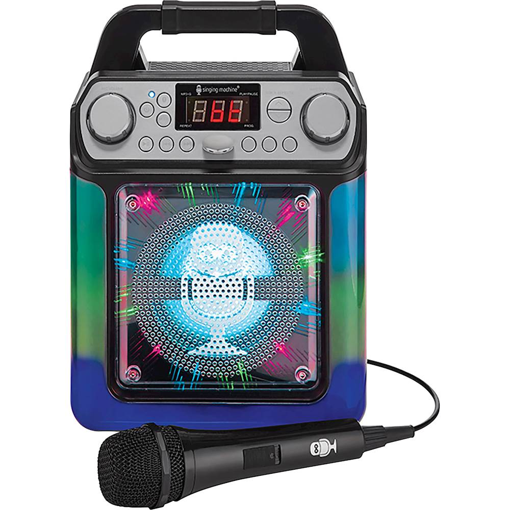 Singing Machine Groove Mini Bluetooth Karaoke System Black SML650BK - Best  Buy
