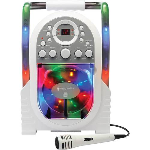 UPC 047237005057 product image for Singing Machine - Portable CD+G Karaoke System - White | upcitemdb.com