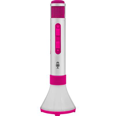 Singing Machine - 2-in-1 Portable Bluetooth Karaoke System - Pink