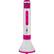 Front. Singing Machine - 2-in-1 Portable Bluetooth Karaoke System - Pink.
