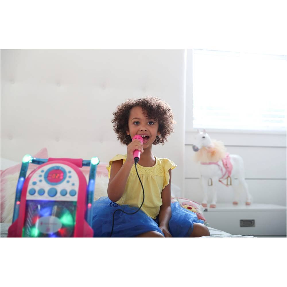 Alt View 11. Singing Machine - Portable CD+G Karaoke System - Pink.