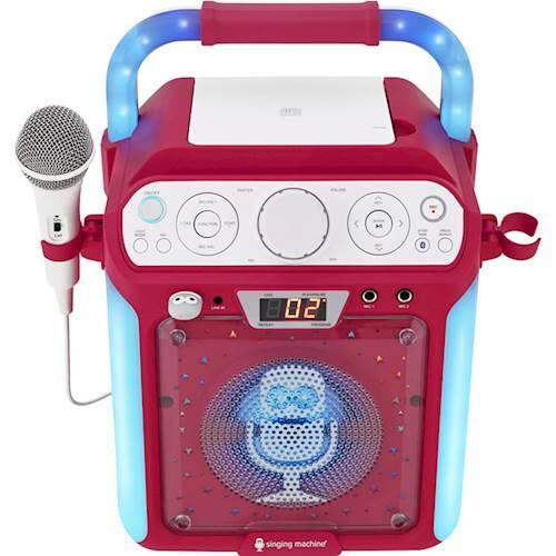 Best Buy: Singing Machine Groove Cube CD+G Bluetooth Karaoke System ...