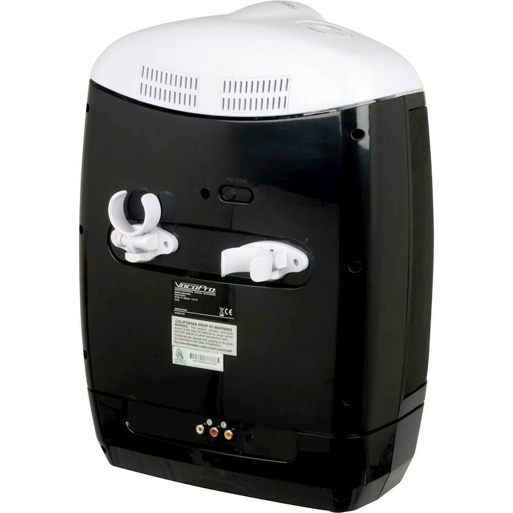 Alt View 11. VocoPro - CD+G/Bluetooth Karaoke System - White/Black.